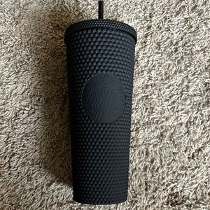 Starbucks black matte studded 24oz tumbler